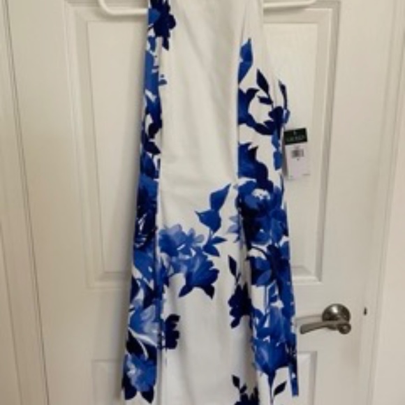 Ralph Lauren Womens Teva Neroli Floral Print Sleeveless Cocktail Dress - Picture 1 of 4